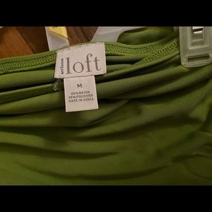 Ann Taylor GREEN Skirt Worn Once